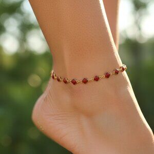 Dainty Anklet for Women – Elegant Everyday Jewelry & Perfect Gift | MLCRC1322